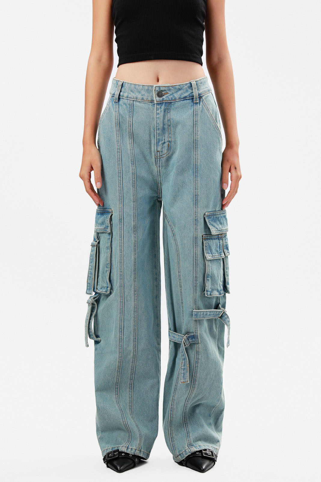 【COLOR iN ID】Finch cargo denim jeans Sb1094ed7cbdb46e9b75117a3e4343